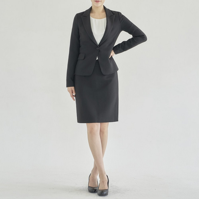 더웨이나인 여성 면접 정장 치마 세트 유니폼 기획형 skirt set