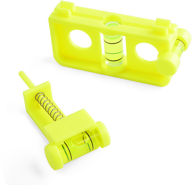 양궁 양궁 활시위 조정 및 장착 버블 레벨 도구 활 노크 위치 사격 복합 화살 액세서리, 01 Yellow, 1개