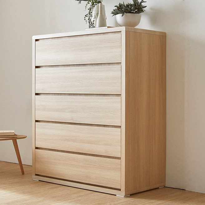 보루네오 엘리브 뉴빅 1200 5단 광폭서랍장 hw070-1, 오크