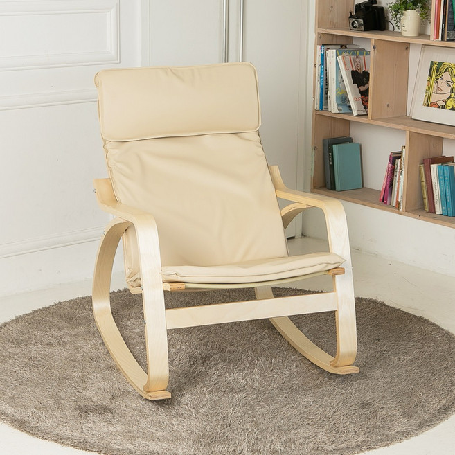 일루일루 실론 흔들의자, IVORY (아이보리/PU)