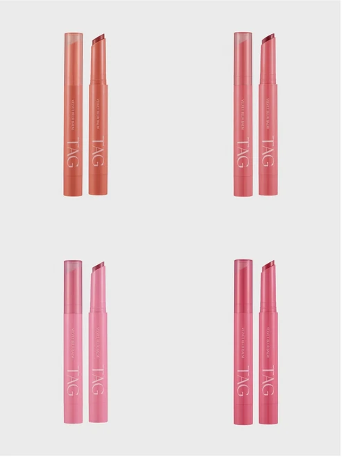 태그 벨벳블러밤 4컬러 교차구매가능, 1개, 4호 하티핑크 - 쿠팡