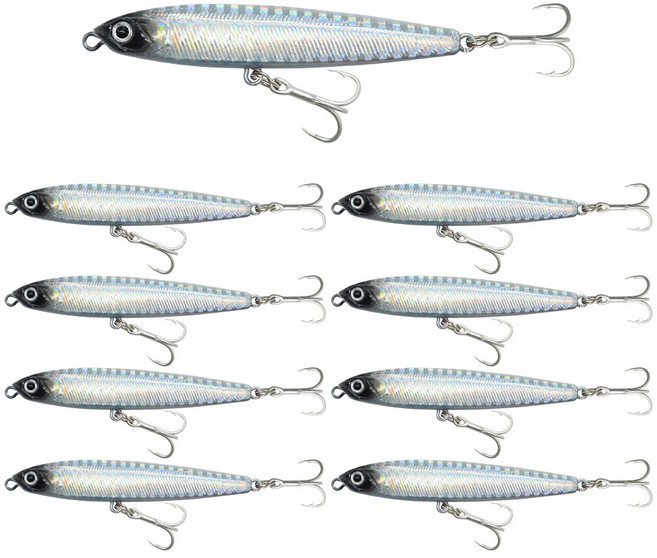 치승 싱킹 로켓 펜슬미노우 삼치 농어 광어, HTY-1, 9개, 24g