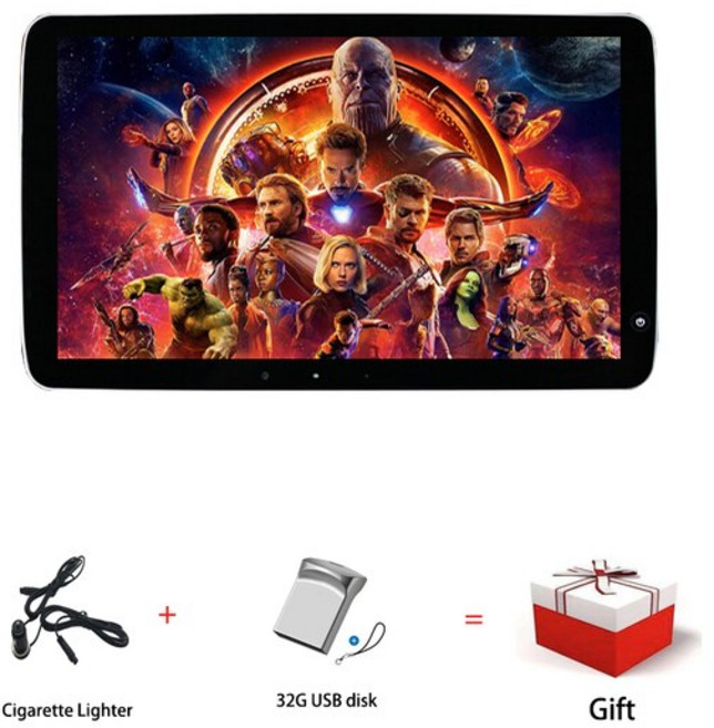 13.3 인치 자동차 TV 화면 뒷좌석 엔터테인먼트 BMW 시리즈 5 7 X5 X6 GT 자동 헤드 레스트 디스플레이 안