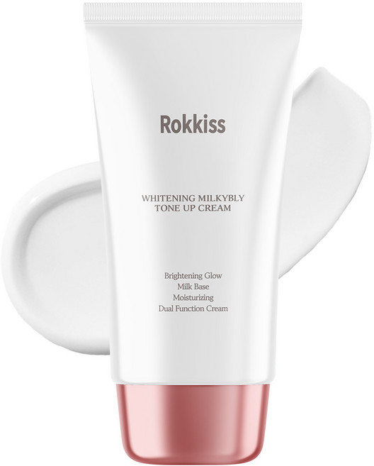 록키스 화이트닝 밀키블리 톤업 크림, Milk Base, 50ml, 1개