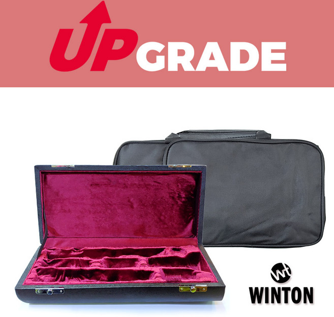 윈톤 Bb 클라리넷 싱글 하드케이스 (부페 RC 케이스 스타일) 가방포함 업그레이드, 1개