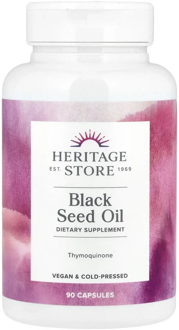 새해 첫좋은선물 Heritage Store 블랙 씨드 오일 캡슐 90정(캡슐 1정당 650mg) 제대로 할인합니다, HeritageStore블랙씨드오일캡슐90정캡슐1정당6, 1, 90정 - 쿠팡