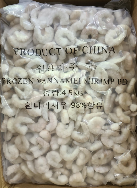 생새우살 9kg 벌크 51/70 71/90 91/110 흰다리새우살 냉동 백새우살, 백새우살 71/90, 1개, 백새우살 71/90