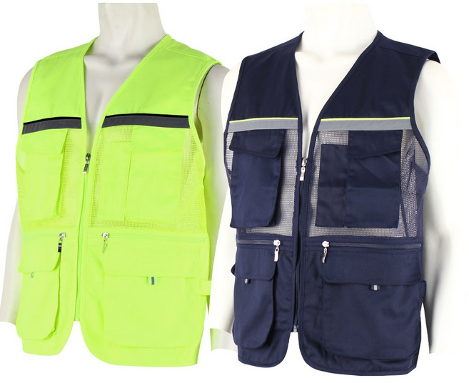 2장 여름용 남자 쿨 망사 작업 조끼 배달 등산 낚시 M~6XL 7컬러 M1828