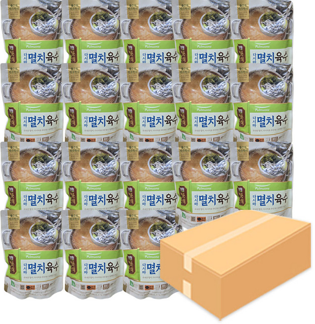 풀무원 반듯한식 다시마 멸치육수 500g 간편육수 담백한, 18개