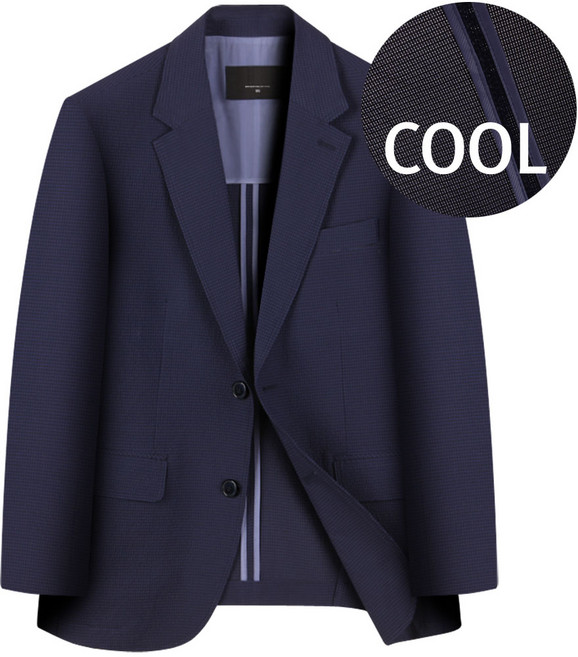 중년 남성 여름 콤비자켓 시원한 남자 쿨 여름용 정장 마이 양복 자켓 빅사이즈 95~110