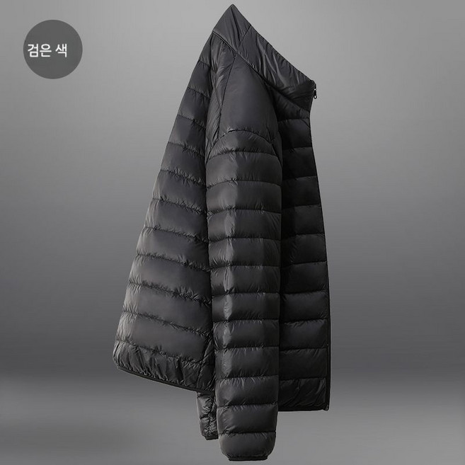 야루 경량 패딩 빅사이즈 후드 남성 가을 겨울 슬림 반시즌 아우터 브랜드