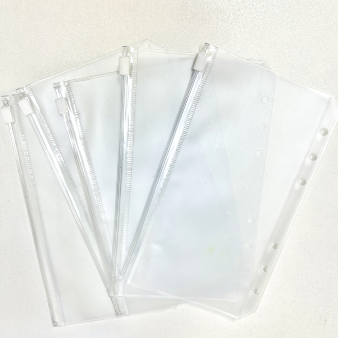 디온디 현금 다이어리 A6 지퍼백 바인더 5장, A6 지퍼백 5P