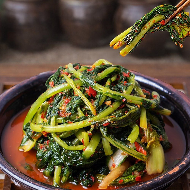 산 농산물로 만든 전라도 열무얼갈이자박이 2kg iiw977mx, 1개, 1g