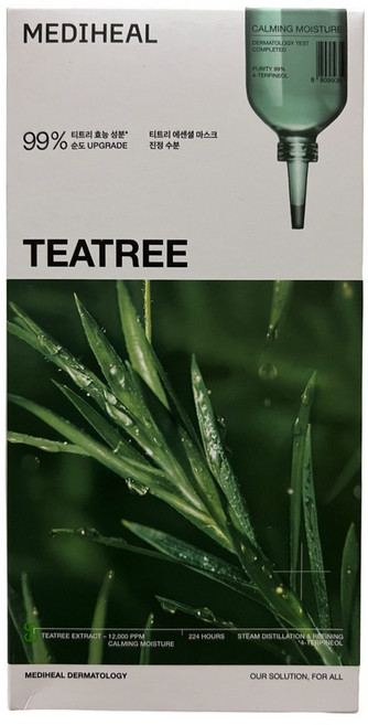 메디힐 티트리 에센셜 마스크 진정 수분, 10개입, 2개