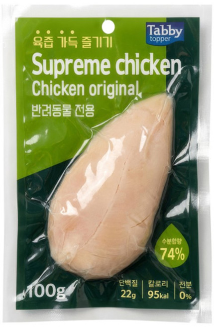 테비 슈프림 치킨오리지날, 20개, 100g, 닭고기