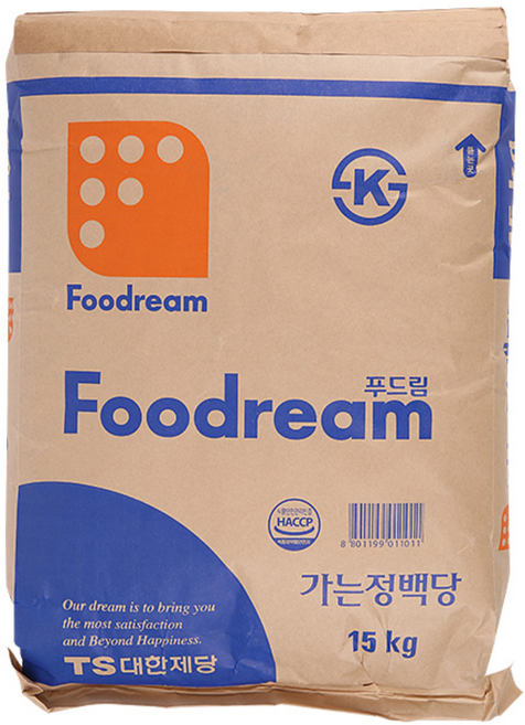 푸드림 하얀설탕, 15kg, 12개