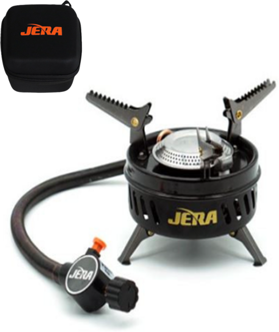 제라 강염 버너 로켓 스토브 산업 버너 파워 메인 고화력 백패킹 캠핑 용품, 제라 버너 JB-201 블랙, 1개