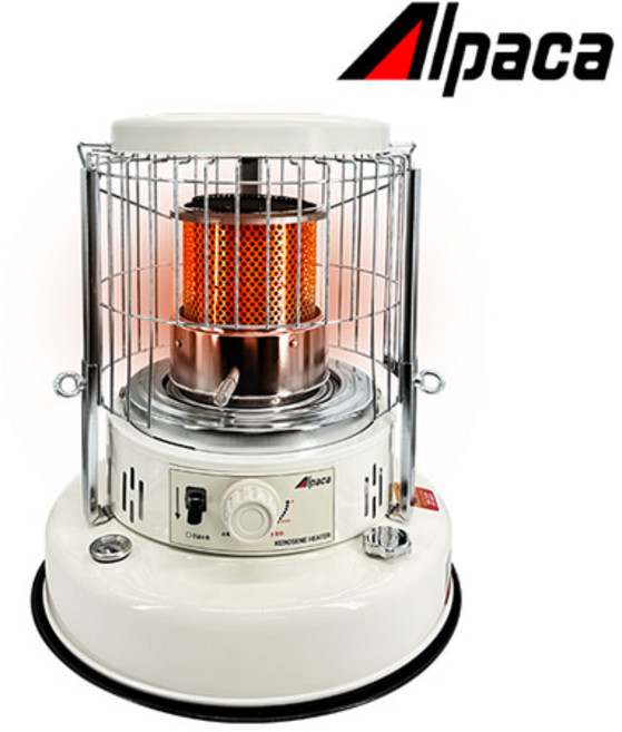 알파카 캠핑 석유난로 세라믹 TS-460S+자바라+점화기, 화이트