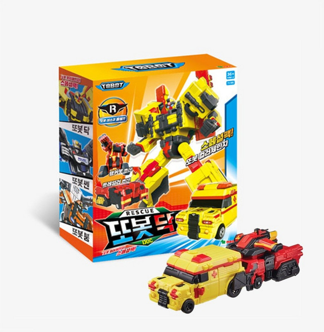또봇 닥 샤이니 옐로우 변신로봇 스페셜 세트, 혼합색상, 1개