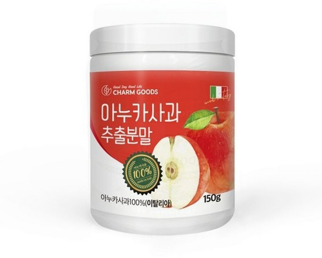 아누카사과 분말 이탈리아산 추출 가루 건강식 파우더, 1g, 1개