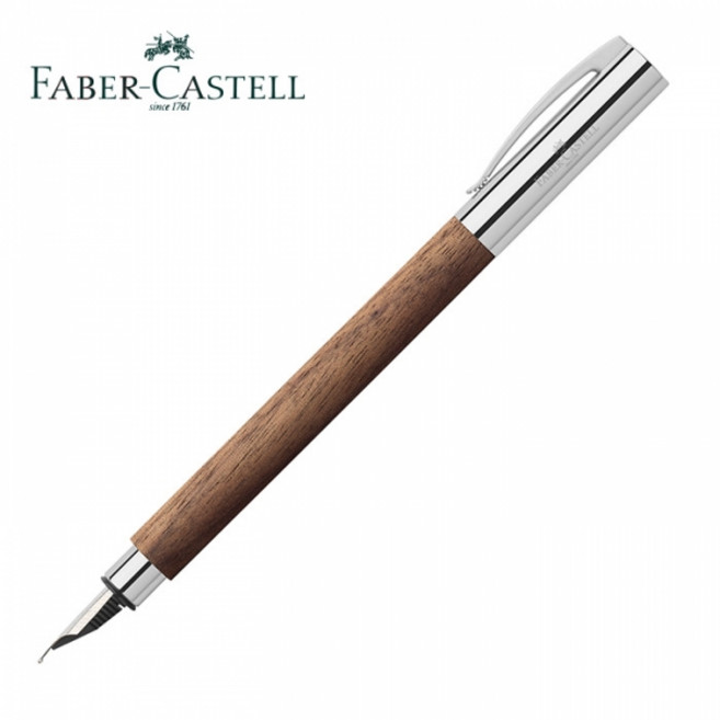 파버카스텔 만년필 엠비션 월넛우드 (무료각인), 무료각인, M(148580)