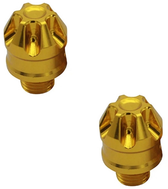 발통마켓 오토바이 백미러 볼트 마감볼트 10mm, 골드(정방향), 2개