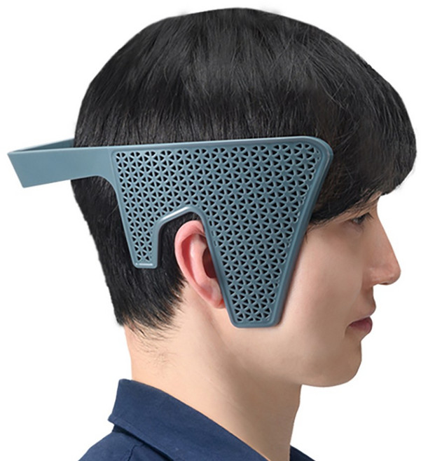 나쥬랑 사이드다운 남자 옆머리 누르기 다운펌 기계, 1개, 그레이