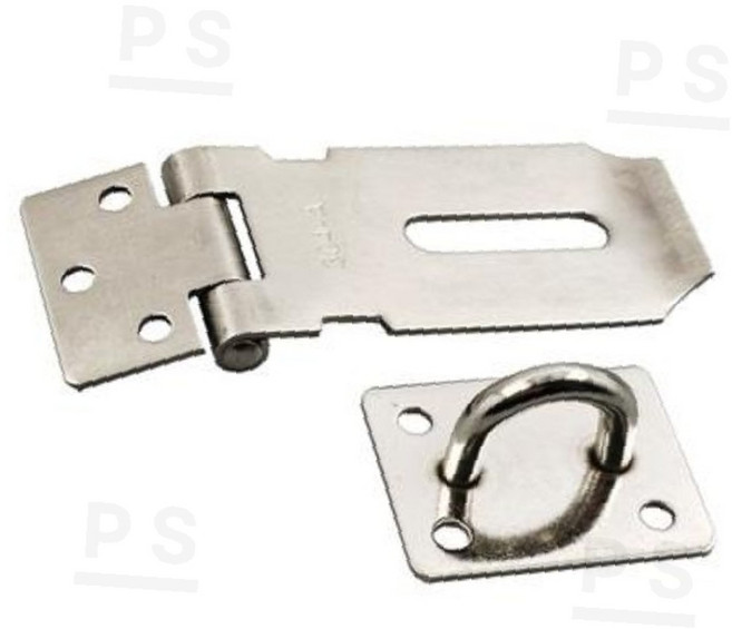 스텐304 걸고리 3인치 잠금고리 자물쇠 걸이 피스포함