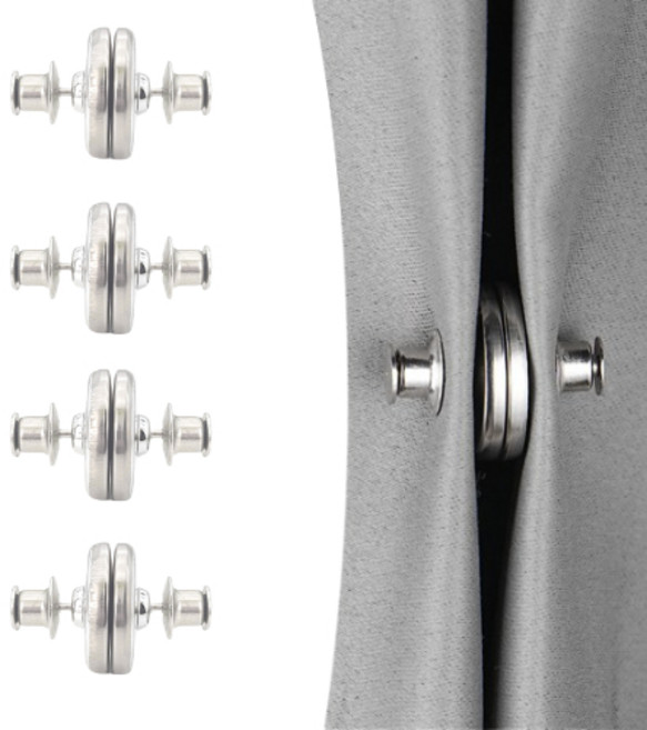 리베르 마그네틱 커튼 고정 자석클립 홀더, 8p