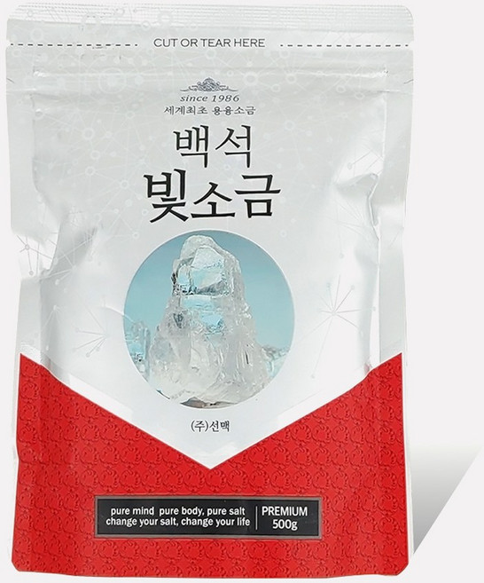 몸마음 용융소금 6시간 빛소금 500g 따소물 소금, 1개