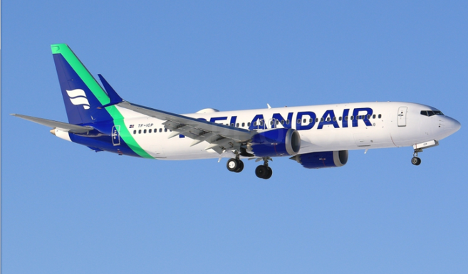 1200 제주항공 B737800 비행기 HL8322 합금 항공기 모형 다이트, Q. 아이슬란드 항공 도장 3, 1개