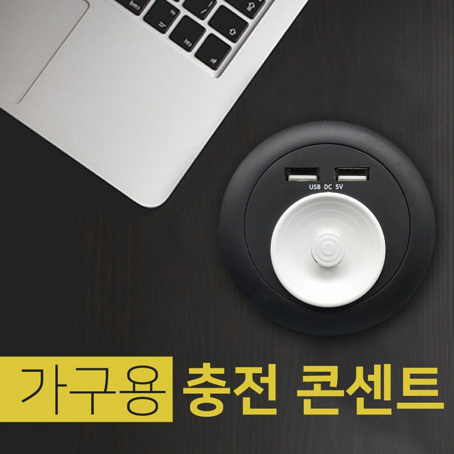 인라이프 빌트인 가구 인테리어 USB 충전겸용 콘센트, 1개, 2.4m