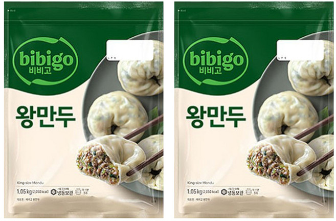 CJ 비비고 왕만두, 2개, 1.05kg
