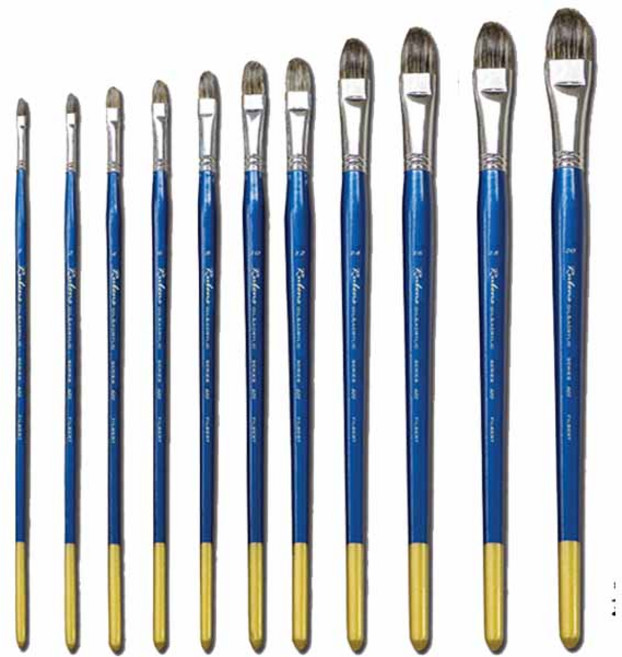 루벤스 아크릴붓/유화붓(겸용) 620F (천연모) (1호~30호 택1), 4호