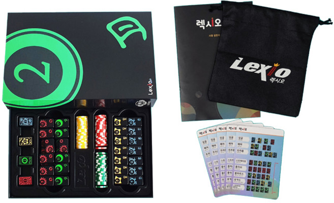 렉시오 미니 보드게임 LEXIO mini, 블랙, 1개