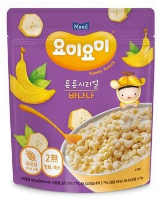 요미요미 튼튼시리얼 100g, 3개, 바나나