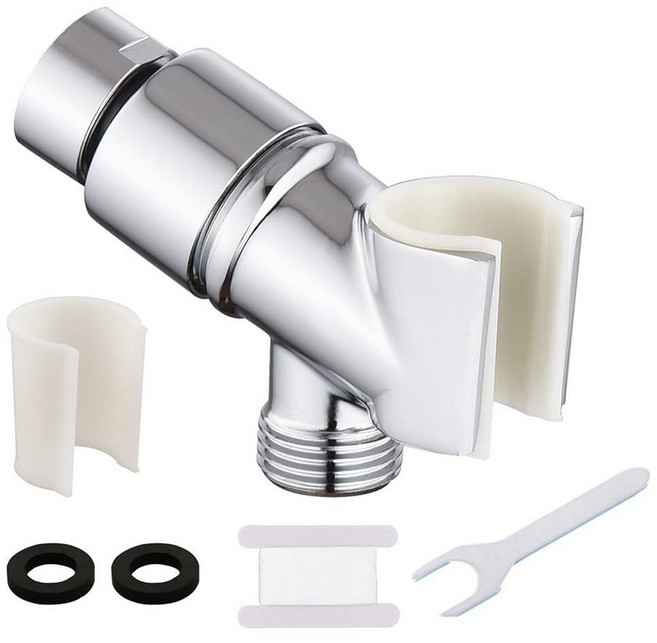 LUOF 오브ANT 샤워 헤드 팔꿈치 어댑터 핸드 및 벽걸이 샤워용 암 엘보 연장 (90도), 휴대용