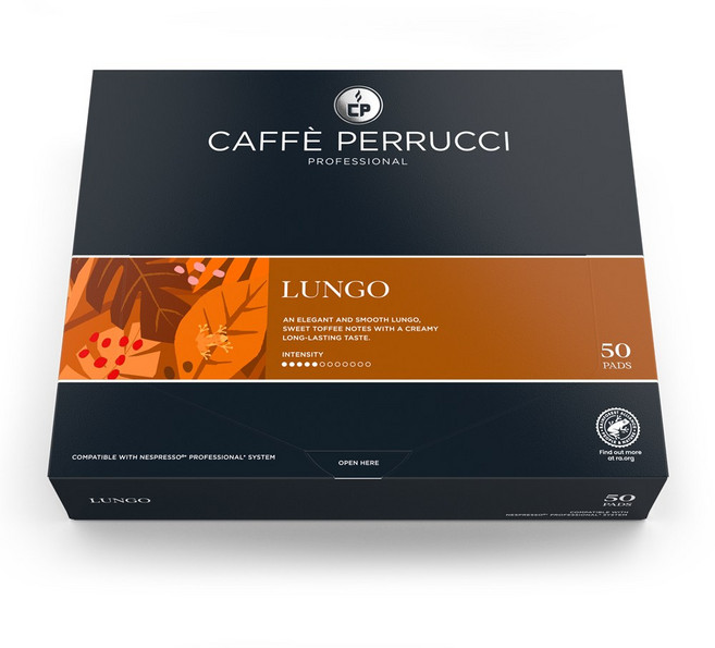 카페 페루치 네스프레소 프로페셔널 기업용 호환 패드 캡슐커피 룽고, 1개, 50개입, 6g