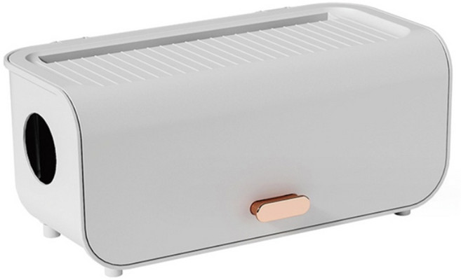 HK.sell 멀티탭 정리함 히든 커버, 1개, 화이트