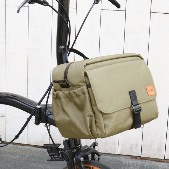레이포드 브롬톤 미니벨로 프론트백 어반라이트-P 자전거 캐리어 가방, 베이지, 1개