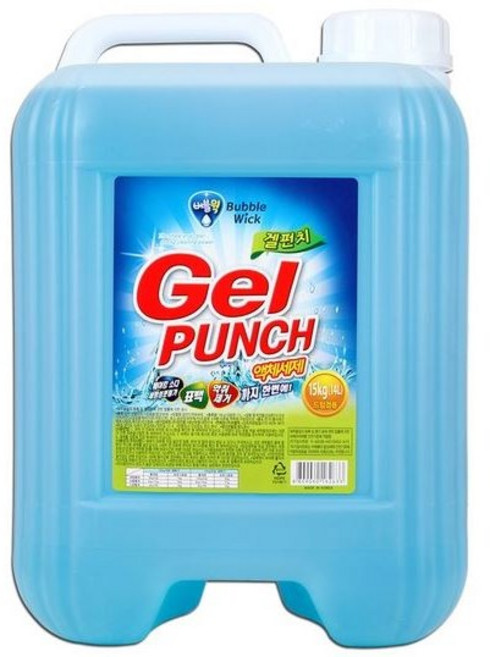 버블윅 겔펀치 액체세제 대용량 14kg, 1개