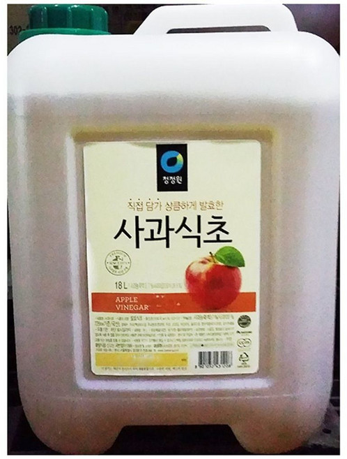 업소용 식당 식자재 주방 재료 대상 사과식초 18L, 1개
