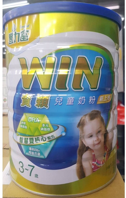 奶粉 專為學齡前兒童設計 補充多種維生素和礦物質, 豐力富資穎3-7歲兒童1.5kg