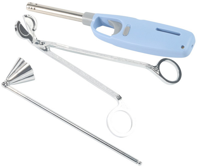 잇츠캔들 심지가위+스너퍼+캔들라이터 세트, 01실버스너퍼세트, 1개