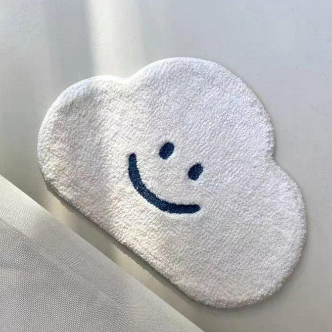 클라우드폼발매트 러그 인테리어 현관 주방 발판, 클라우드폼발매트_화이트