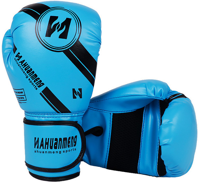 권투 장비 16oz 전문 샌드백 훈련 남자 무에타이 펀칭, 01 14oz, 08 파란, 1개