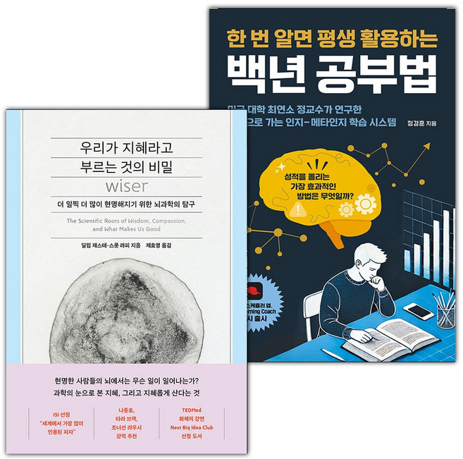 우리가 지혜라고 부르는 것의 비밀+백년 공부법 세트
