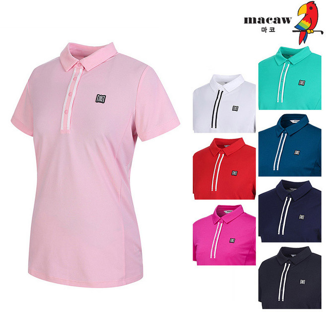 (여성)배색 포인트 반팔 티셔츠_MNW2TS91