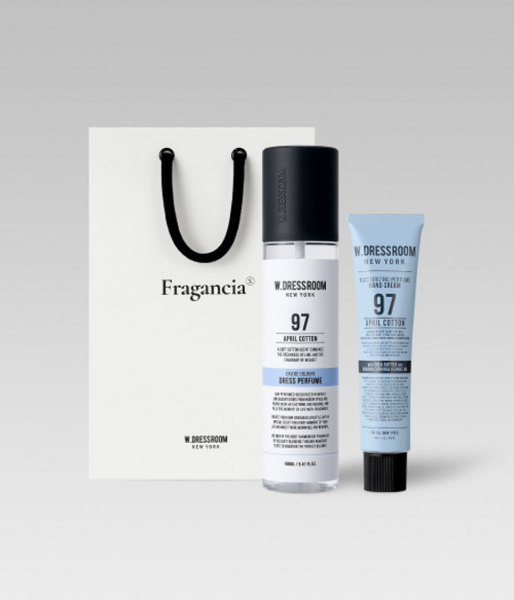 더블유드레스룸 2개선택 드레스퍼퓸 & 핸드크림 듀오 세트 160ml + 50ml, No.20 플라워샵 160ml, No.26 허브우디 50ml, 1