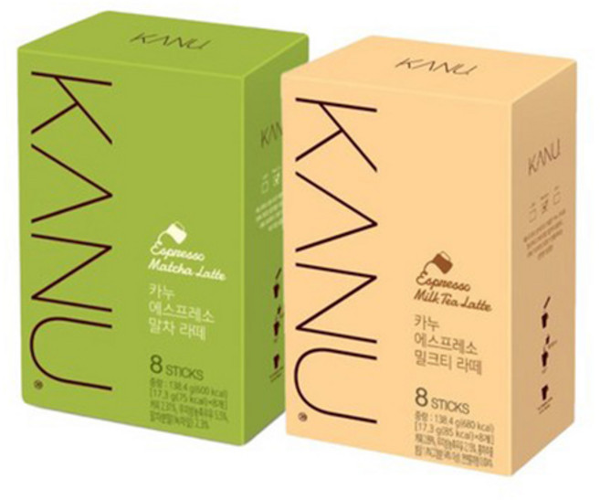 카누 말차라떼 8T + 밀크티라떼 8T, 1개